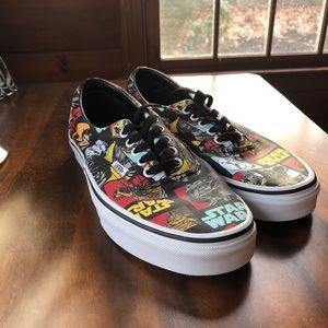 Star Wars Themed Classic Vans, W Sz 10, M Sz 8.5